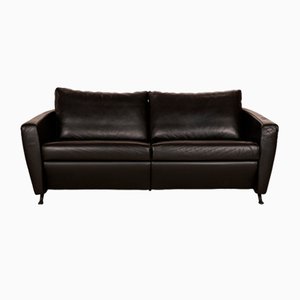 Sesame Leather 2-Seater Sofa from FSM