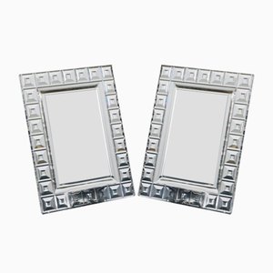 Crystal Photo Frames from Rosenthal, Set of 2