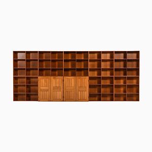 Large Bookcases in Oregon Pine attributed to Mogens Koch, 1933, Set of 10