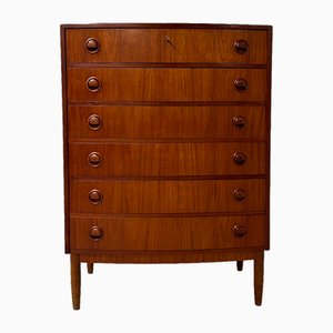 Teak Danish Chest of Drawers with 6 Drawers, 1960s