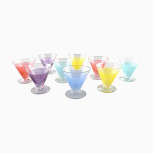Cocktail Ice Cream Party von Bengt Orup für Johansfors, Schweden, 9 . Set