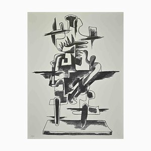 Ossip Zadkine, Composition, Lithograph, 1987