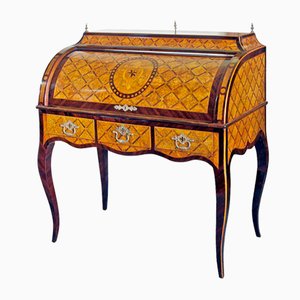 Karelian Birch and Guilded Bronze Secretaire