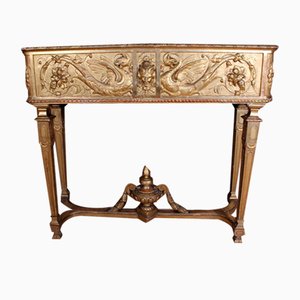 Fioriera in legno dorato, XIX secolo