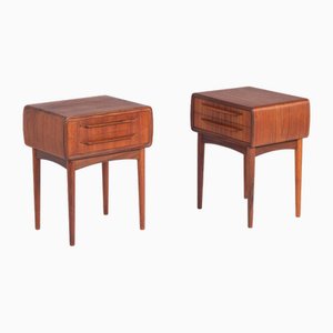 Dänische Nachttische von Johannes Andersen, 1960er, 2er Set