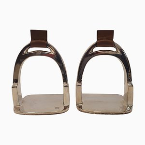 Sujetalibros Derbyshire de Ralph Lauren, década de 2010. Juego de 2