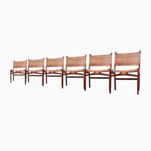 Dining Chairs in Teak Model Ch-31 by Hans J. Wegner for Carl Hansen & Søn, 1967, Set of 6