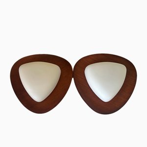 Surf Wall Lights by Goffredo Reggiani, 1960s, Set of 2