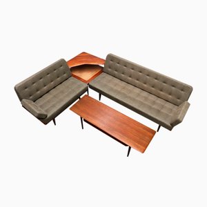 Danish Teak Minerva Sofa Set by Peter Hvidt & Orla Molgaard Nielsen for France & Søn / France & Daverkosen, 1950s, Set of 4