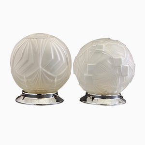 Art Deco Wand-, Tisch- oder Deckenlampen, 1930er, 2er Set
