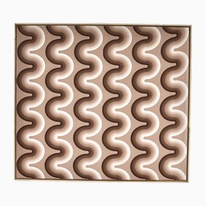 Tavola in tessuto attribuita a Verner Panton per Mira Spectrum, anni '70