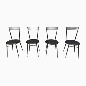 Vintage Dining Chairs by Calligaris, 1980s, Set of 4