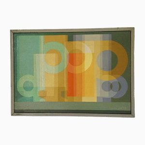 Maurice Pre, Les Chopes, 1973, Oil on Canvas