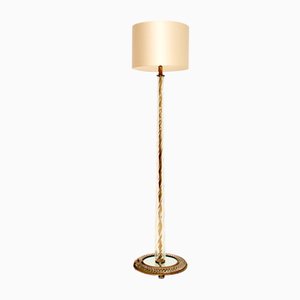 Italienische Vintage Murano Glas Stehlampe, 1950er