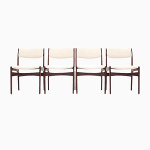 Vintage Teak Chairs by Poul Volther for Frem Rojle, 1960s, Set of 4