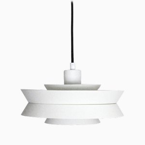 White Trava Pendant Lamp by Carl Thore for Granhaga, Sweden, 1960s