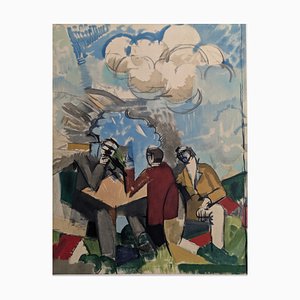 Roger de la Fresnaye, Conquest of the Air, Litografía, 1968