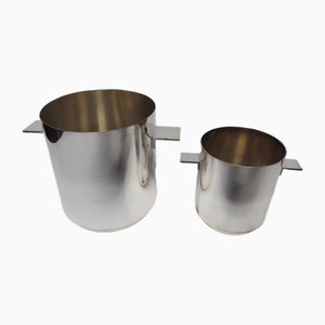 Vintage Eiskübel von Lino Sabattini für Christofle, 1960er, 2er Set