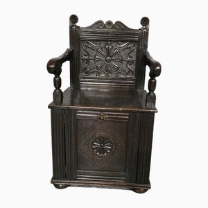 Kleine Mönchsbank aus Eiche