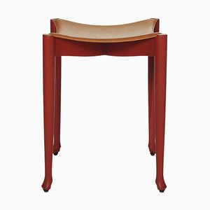 Gaulino Stool in Red by Oscar Tusquets for BD Barcelona, 1902