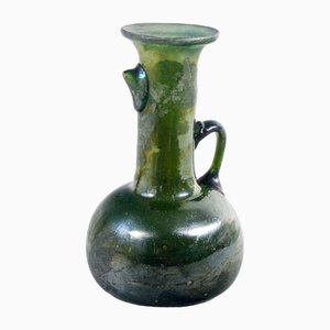 Blown Glass Vase with Scavo in the the style of Seguso