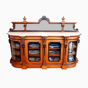 Victorian Walnut Sideboard, 1880s