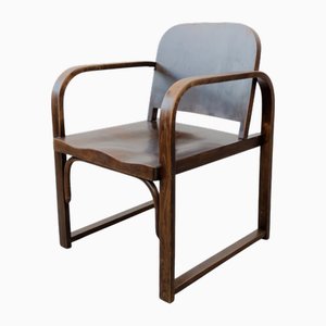 Modernist Bentwood Armchair A 745 F by Michael Thonet for Tatra, 1930s