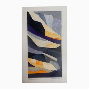 Sergiusz Powalka, Wyzni Furkotny Staw (Tatra-See), 2022, Acryl auf Karton
