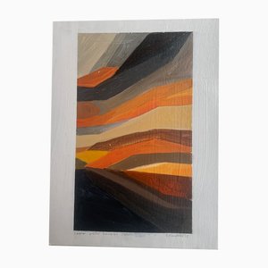 Sergiusz Powalka, Wyzni Wielki Furkotny Staw (Tatra Mountains Lake), 2022, Acrylique sur Carton