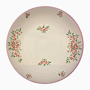 Piatto grande vintage in maiolica di MB, anni '50