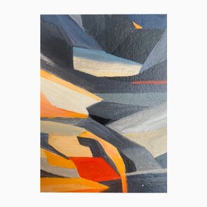 Sergiusz Powalka, Wyzni Wielki Furkotny Staw (Tatra-See), 2021, Acryl auf Karton