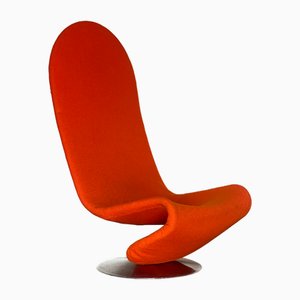 1-2-3 Series Highback Chair by Verner Panton for Fritz Hansen, 1970s