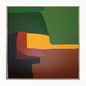 Bodasca, Grüne Palette, Acryl auf Leinwand