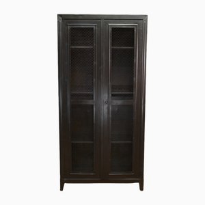 Mesh Cabinet with 2 Metal Doors from Tolix, 1950s