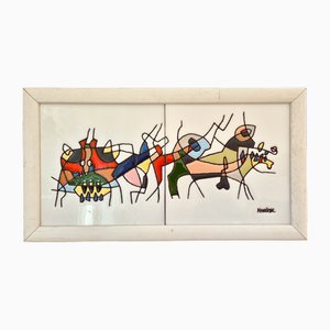 César Manrique, Obra abstracta, años 70, Cerámica