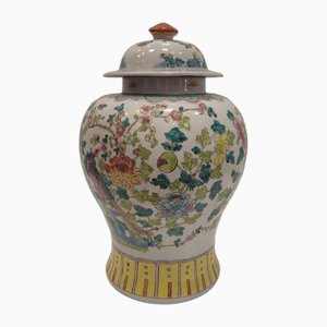 Chinesische Rosa Tibor Vase, 20. Jh., China