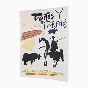 Pablo Picasso, Bulls and Bullfighters, Offset Print on Arches Vellum Paper