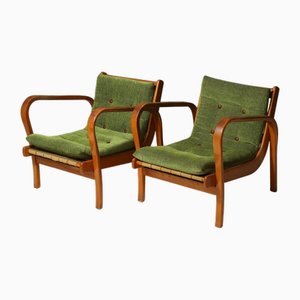 Sessel von Kropáček & Koželka für Interior Prague, 1940er, 2er Set
