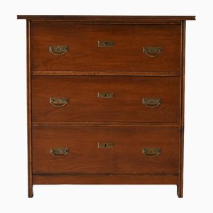 Art Deco Wooden Chest of Drawers, 1940s