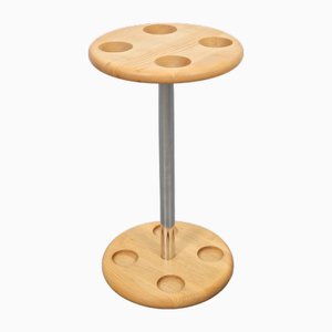 Paragüero vintage de pino de Brødrene Andersen Møbelsnedkeri, Dinamarca, años 70