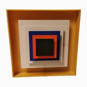 Applique Murale Kvadrille Vintage par Bent Karlby pour Lyfa, Danemark, 1970s