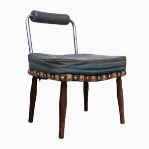 Modernistischer Avantgarde Sessel aus Stahlrohr, 1940er