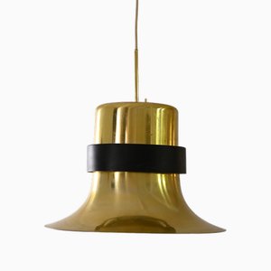 Scandinavian Gold Lamp, 1960s