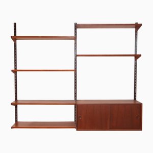 Teak Wall System by Kai Kristiansen for Fm Mobler, 1960s