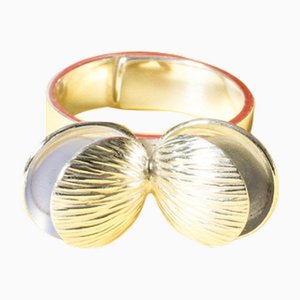Anello in argento e calcedonio di Elis Kauppi, anni '70