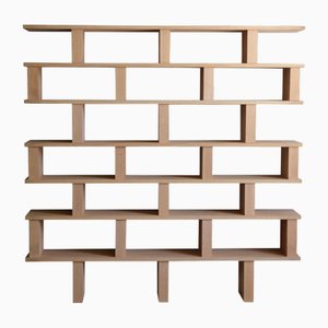 Verticale Polished Oak Shelving Unit by Atelier Cabanel
