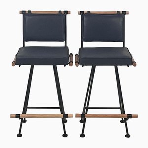 Drehbare Los Feliz Barhocker von Atelier Cabanel, 2 . Set