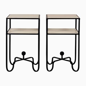 Two-Tier Spacer Side Tables by Atelier Cabanel, Set of 2