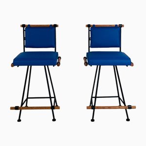 Set of Los Feliz Swiveling Counter Stools by Atelier Cabanel