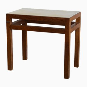 Mesa auxiliar de roble y pergamino de Atelier Cabanel